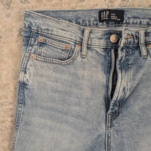 GAP High Rise Vintage Slim Light Wash Jeans
